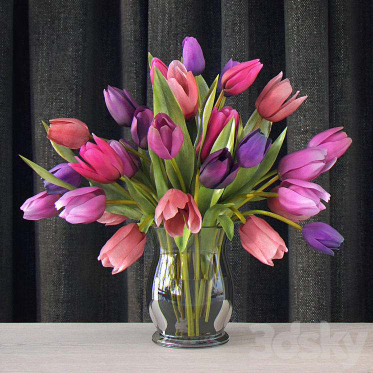 Tulips 3DS Max - thumbnail 1