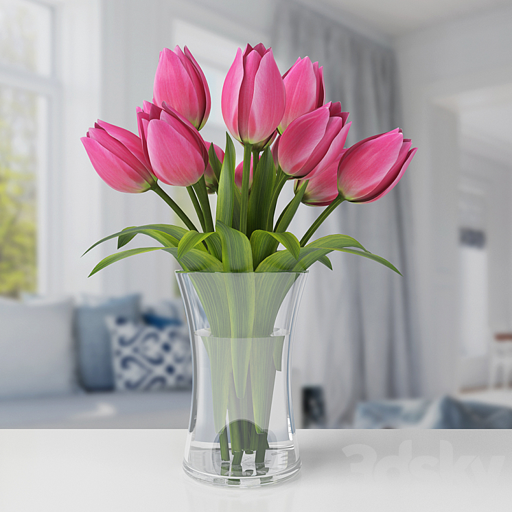 Tulips 3DS Max - thumbnail 1