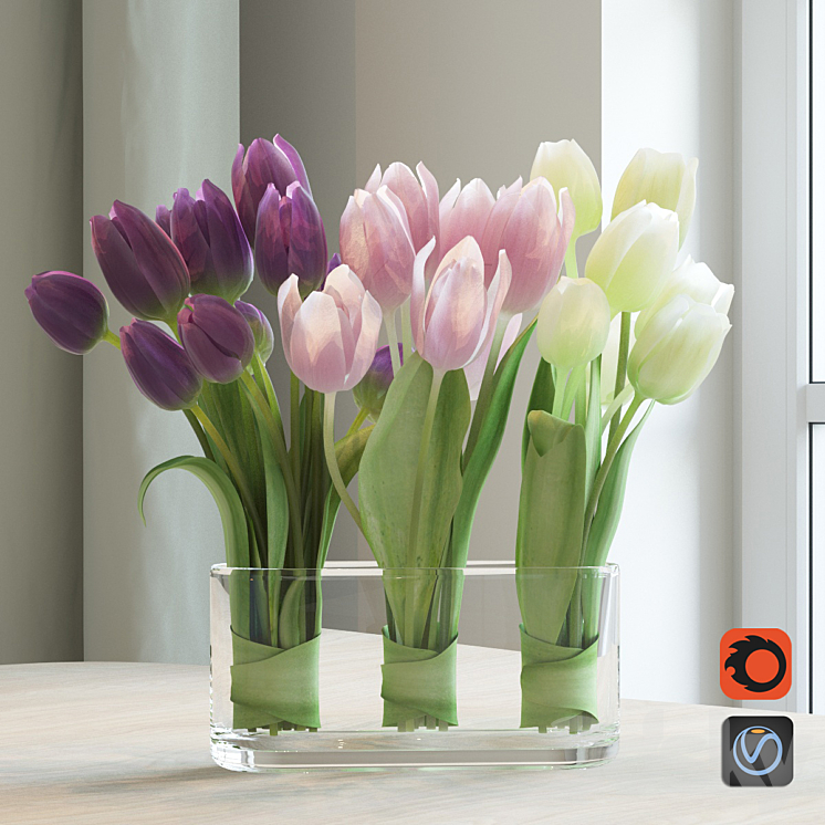 Tulips 3DS Max - thumbnail 2