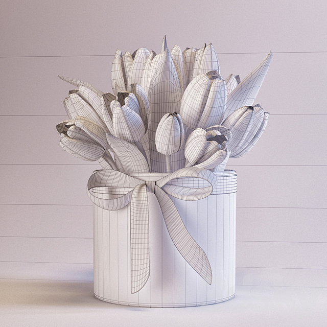 Tulips 3DS Max Model - thumbnail 3