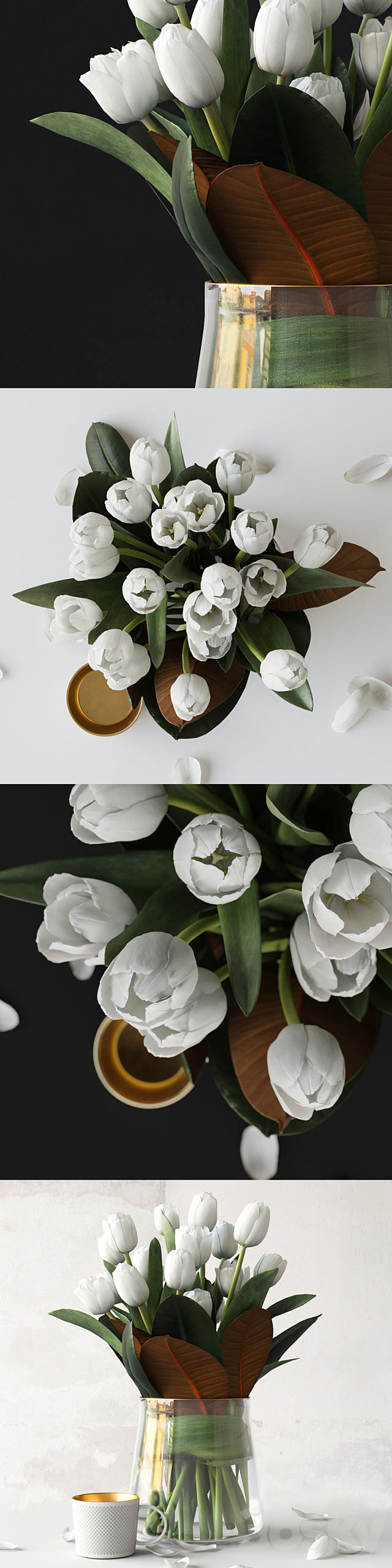 Tulips 3DS Max Model - thumbnail 2