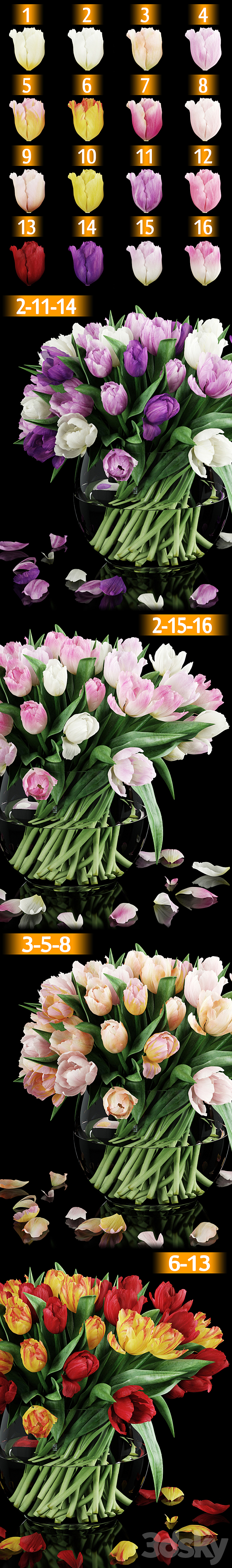 Tulips 3DSMax File - thumbnail 2