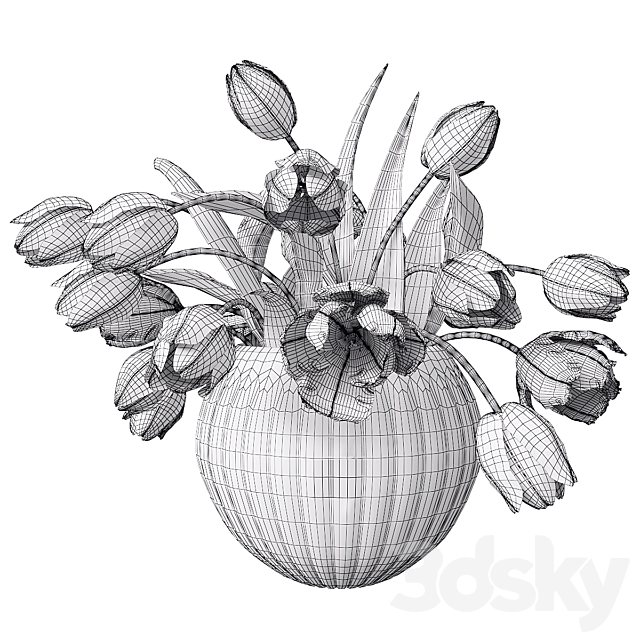 tulips 3DSMax File - thumbnail 2