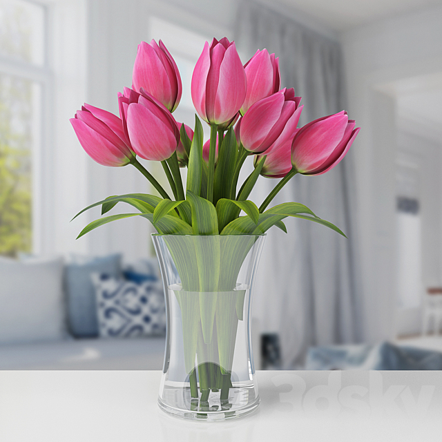 Tulips 3DSMax File - thumbnail 1