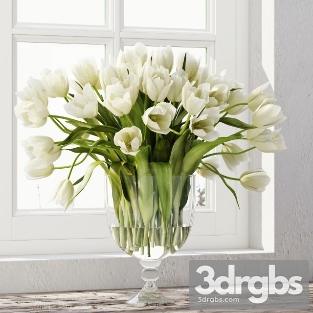 Tulips Bouquet 3 3dsmax Download - thumbnail 1