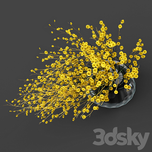 Vase acacia 3DSMax File - thumbnail 2