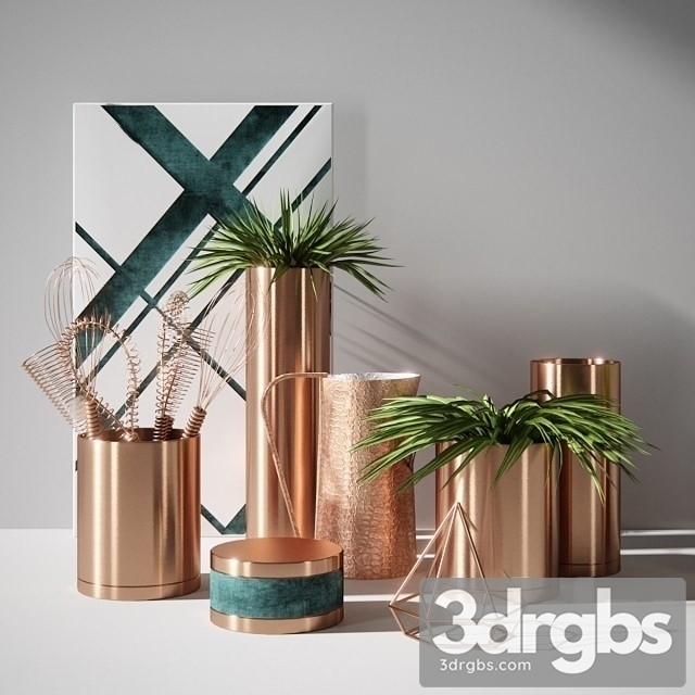 Vase Copper 3dsmax Download - thumbnail 1