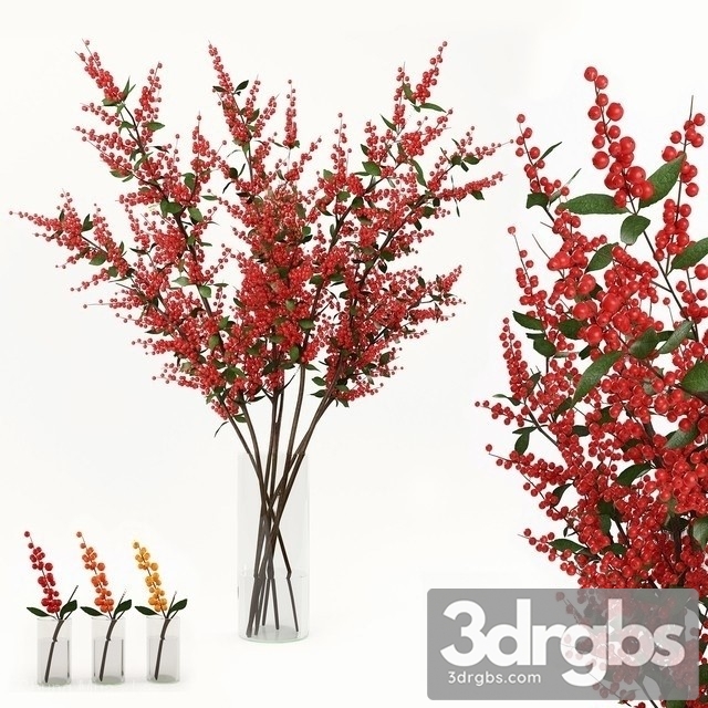 Vetki Bouquet 3dsmax Download - thumbnail 1