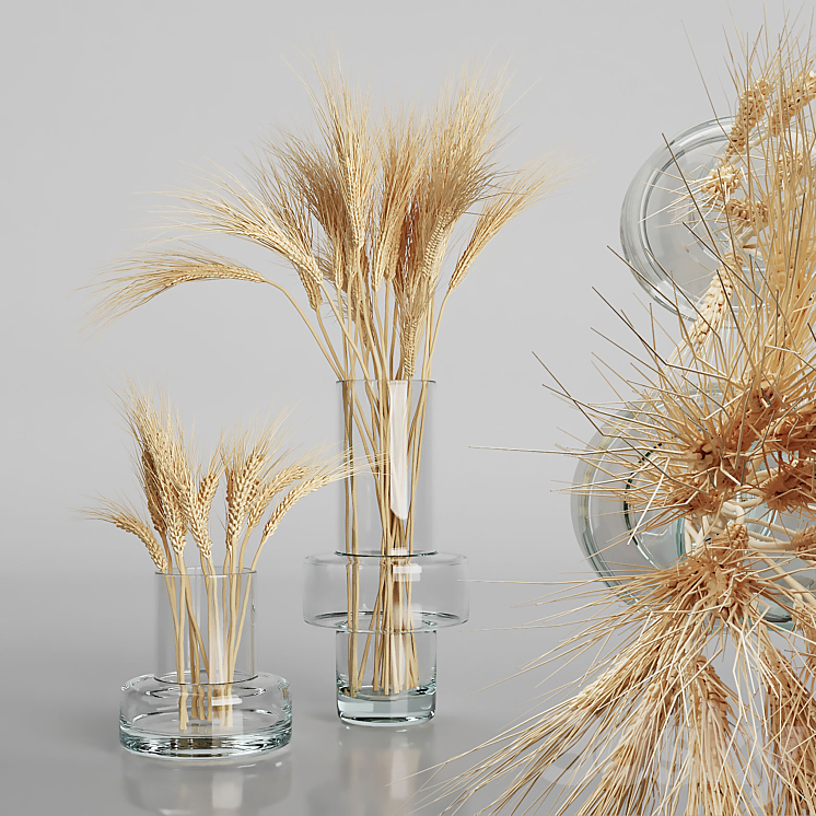 Wheat bouquets 3DS Max - thumbnail 1