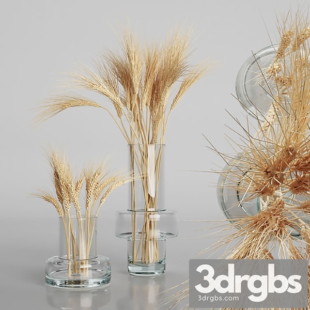 Wheat Bouquets 3dsmax Download - thumbnail 1