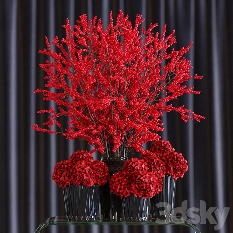 Winterberry Set 1 3DS Max - thumbnail 2