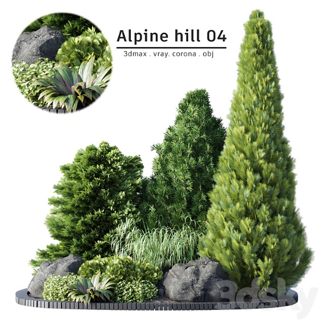 Alpine Hill 04 3dsmax Download - thumbnail 1