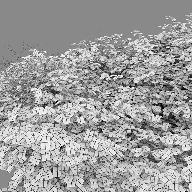 bush 022 3DS Max Model - thumbnail 4