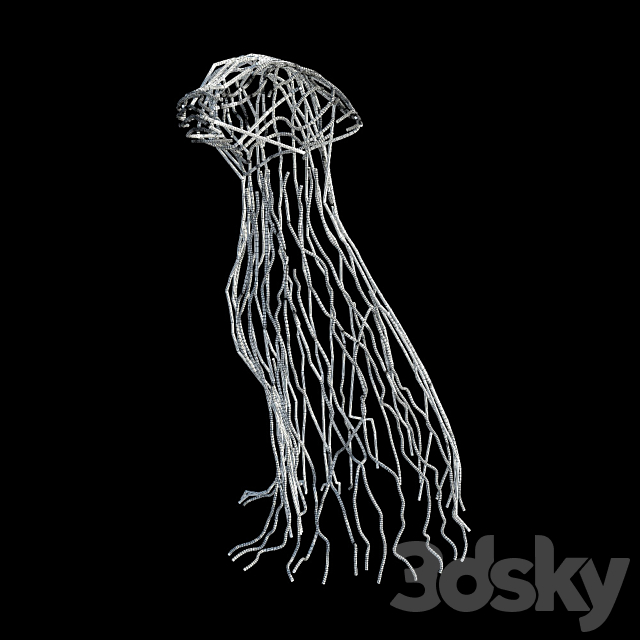 Dog – topiary 3DS Max Model - thumbnail 3