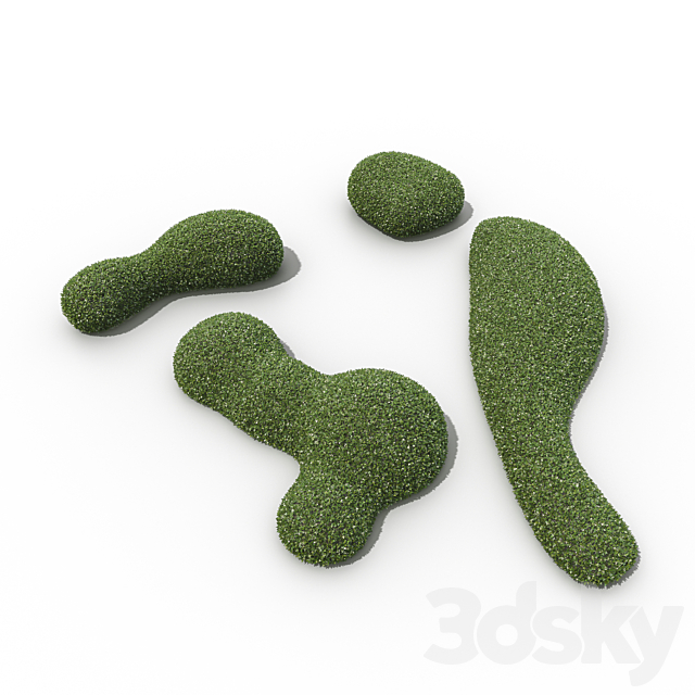 Topiary bushes _ Topiary bushes 3ds Max - thumbnail 2