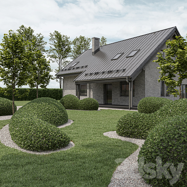 Topiary bushes _ Topiary bushes 3ds Max - thumbnail 3