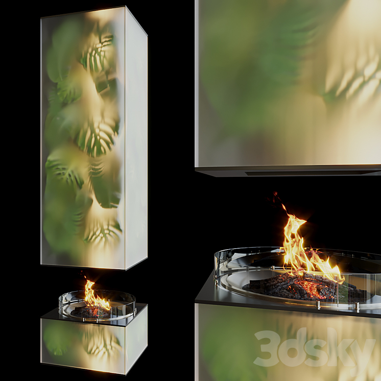 Fito fireplace Greenbox – Vargov Design 3DS Max - thumbnail 1