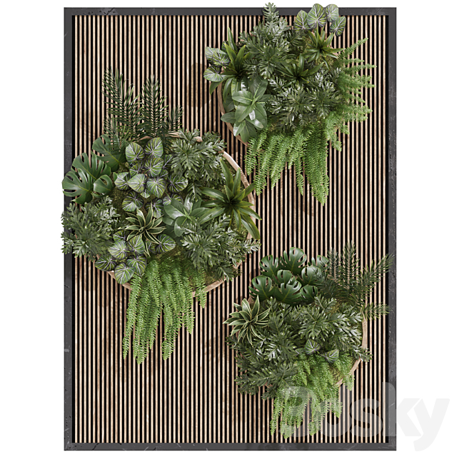 Fitowall garden plants set 23 3ds Max - thumbnail 2