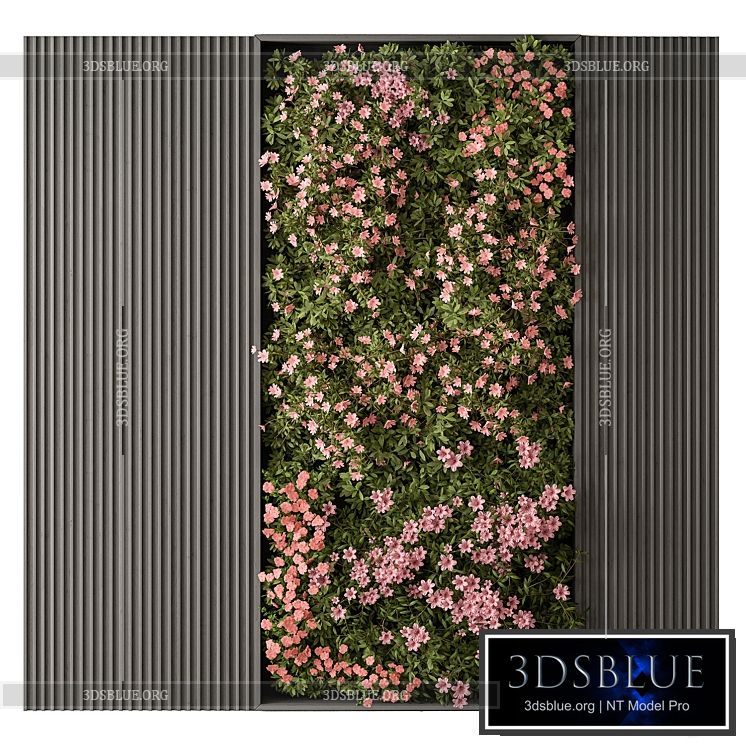 Flower Vertical Garden – Wall Decor 62 3DS Max - thumbnail 3