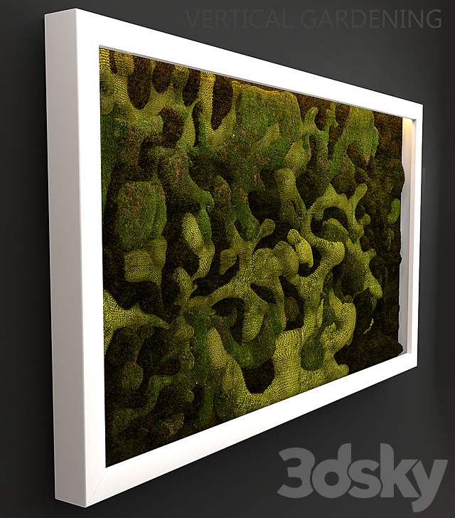 Green graffiti 3DS Max Model - thumbnail 2