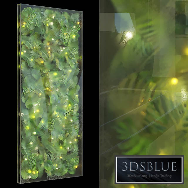 Greenbox – wall-mounted phytomodule with lighting Vargov Design 3DS Max - thumbnail 3