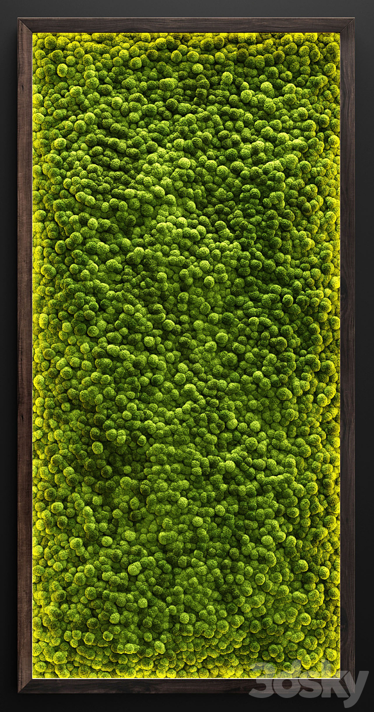 Moss wall 2 3DS Max - thumbnail 2