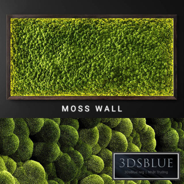 Moss wall 2 3DS Max - thumbnail 3