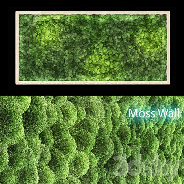 moss wall 3ds Max - thumbnail 1