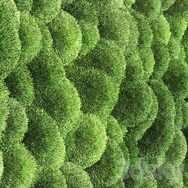 moss wall 3ds Max - thumbnail 2