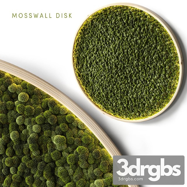 Mosswall Disk 2 3dsmax Download - thumbnail 1