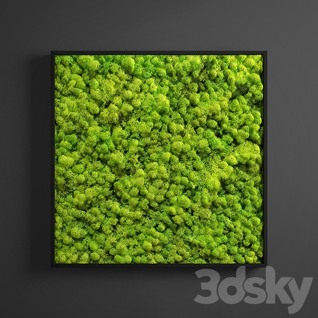 panel moss square 3ds Max - thumbnail 1