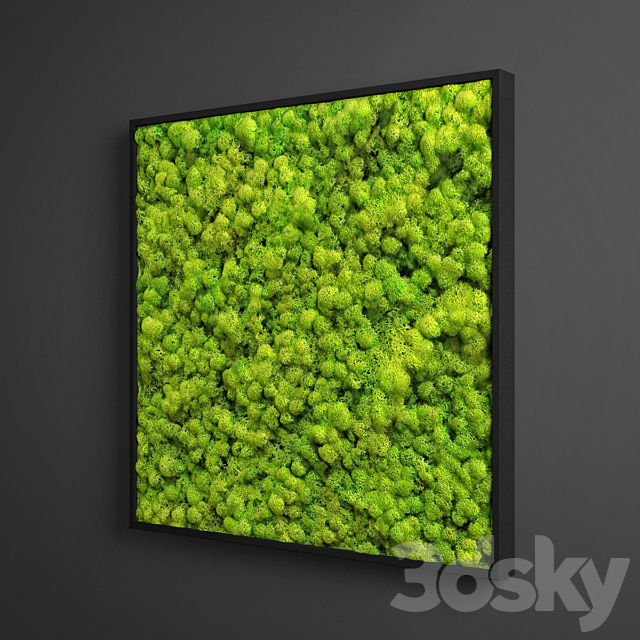 panel moss square 3ds Max - thumbnail 3