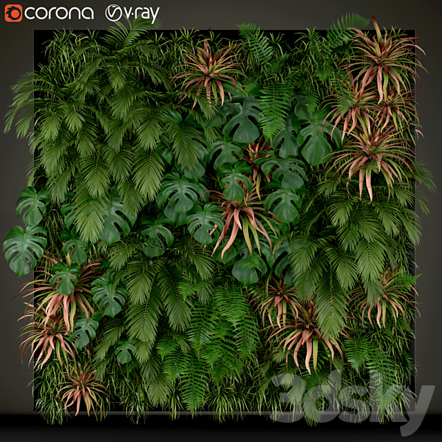 Plants collection 200 3DSMax File - thumbnail 1