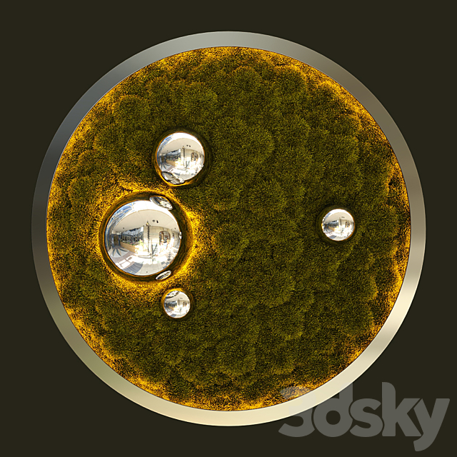 Round phytomodule with backlight 3DSMax File - thumbnail 1