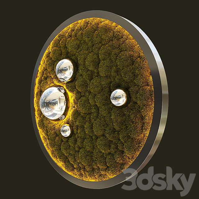 Round phytomodule with backlight 3DSMax File - thumbnail 2