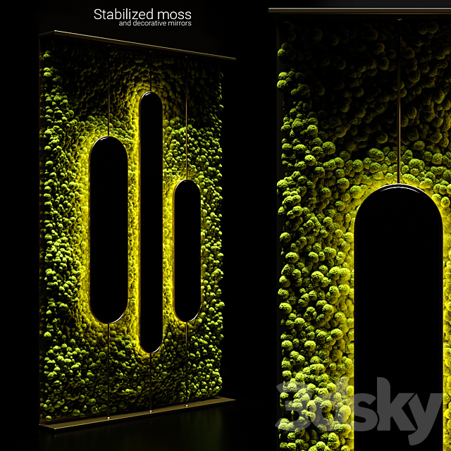 Stabilized moss and mirrors 3DS Max Model - thumbnail 2