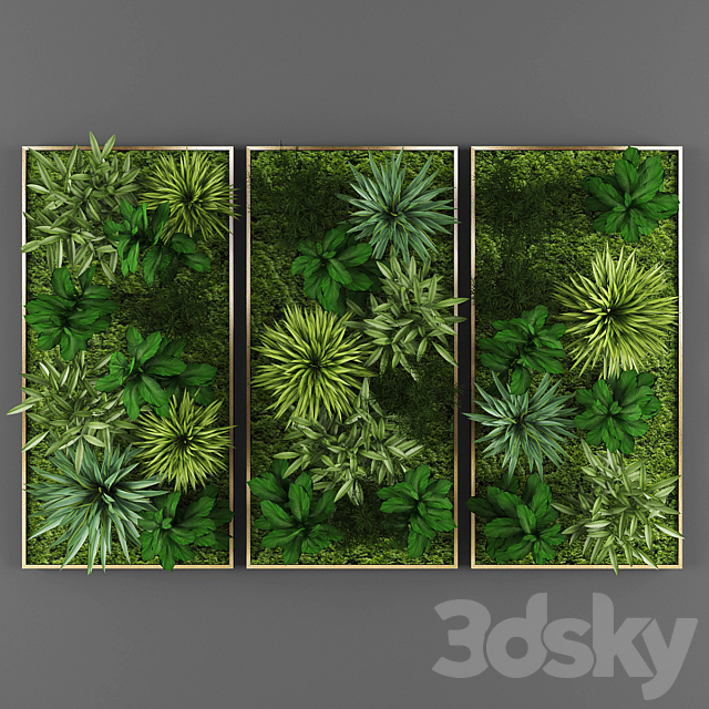 Vertical garden 01 3DSMax File - thumbnail 1