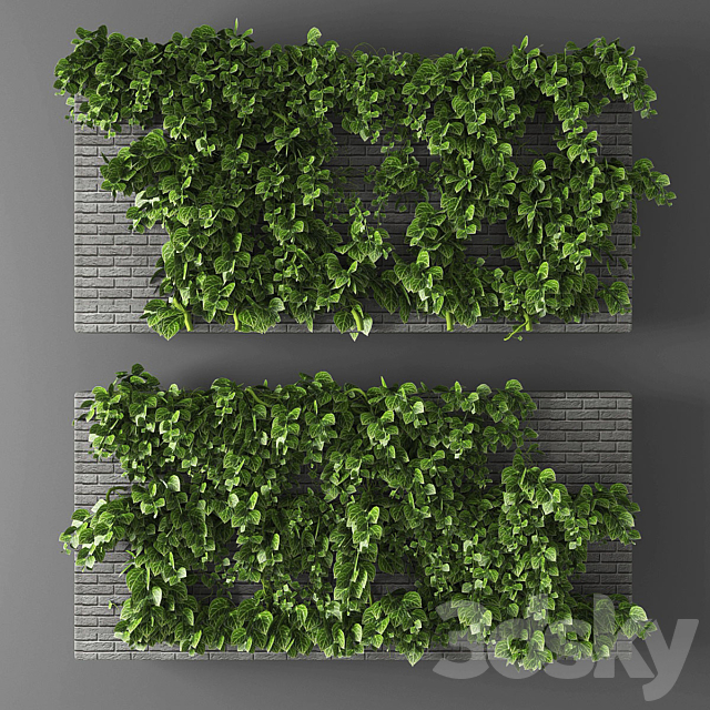 Vertical garden 010 3ds Max - thumbnail 1