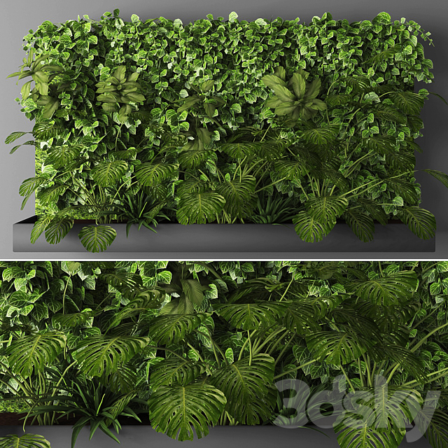 Vertical garden 011 3DS Max Model - thumbnail 1