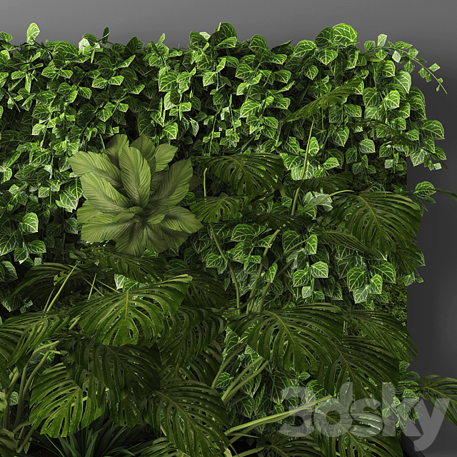 Vertical garden 011 3DS Max Model - thumbnail 3