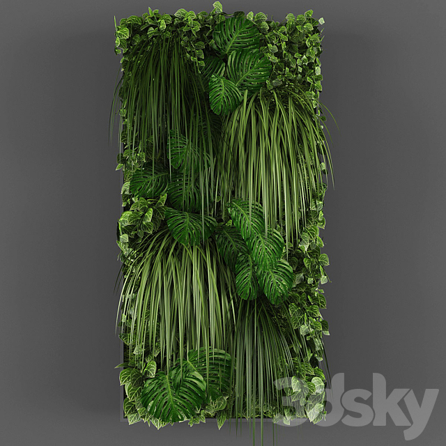 Vertical garden 015 3DSMax File - thumbnail 1