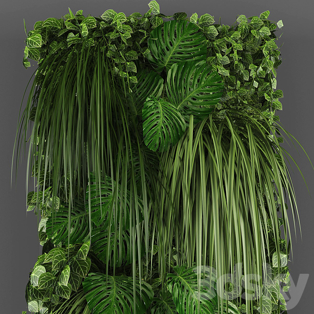 Vertical garden 015 3DSMax File - thumbnail 3