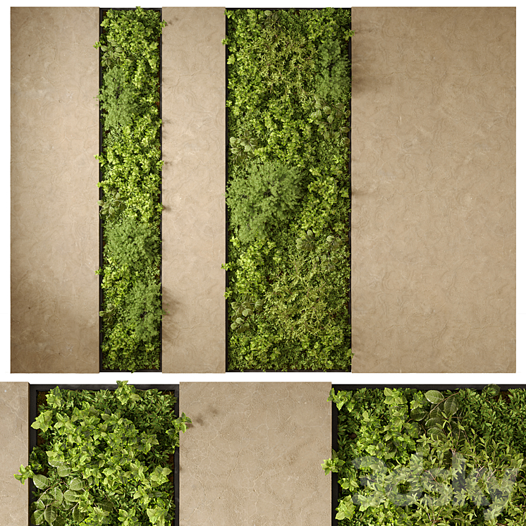 Vertical Garden 02 3DS Max - thumbnail 1