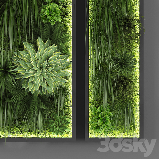 Vertical garden 046 3ds Max - thumbnail 2