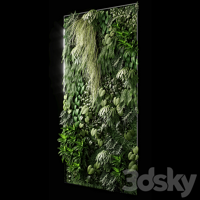 vertical garden 05a 3DS Max Model - thumbnail 2