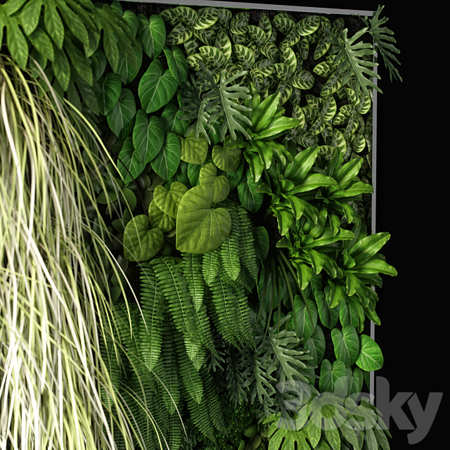 vertical garden 05a 3DS Max Model - thumbnail 3