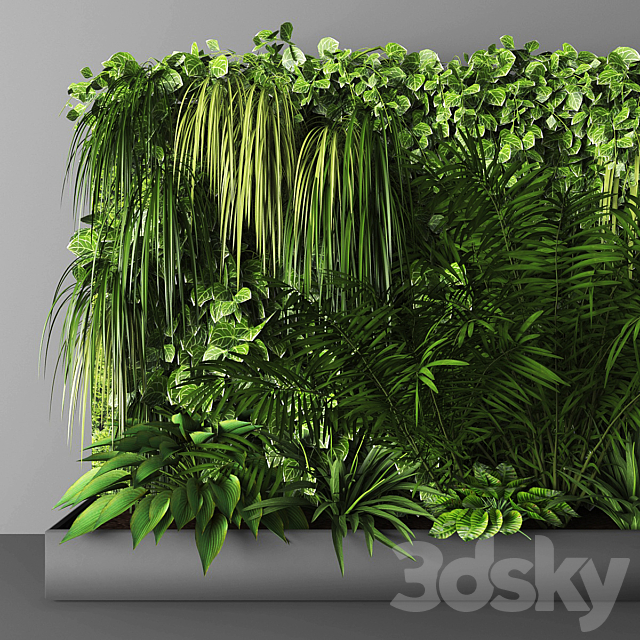 Vertical garden 065 3DS Max Model - thumbnail 2