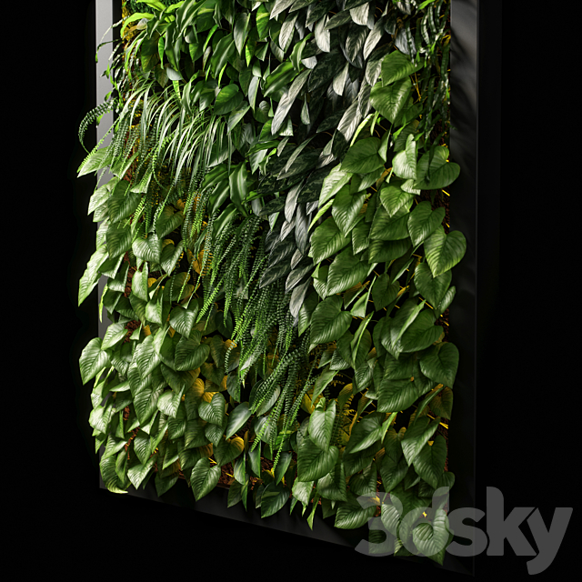 vertical garden 07 3ds Max - thumbnail 3