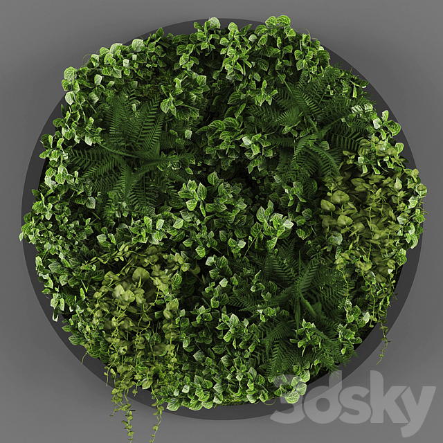 Vertical garden 07 3DSMax File - thumbnail 1