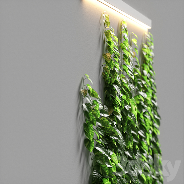 vertical garden 08 3DS Max Model - thumbnail 4